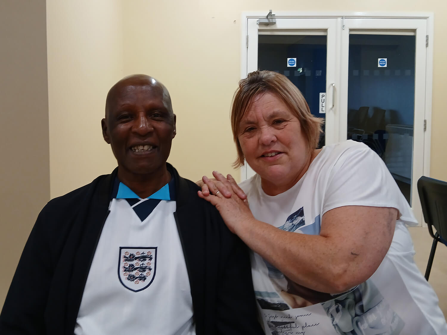 Mark and Jo, Royal Voluntary Service dementia group attendees 