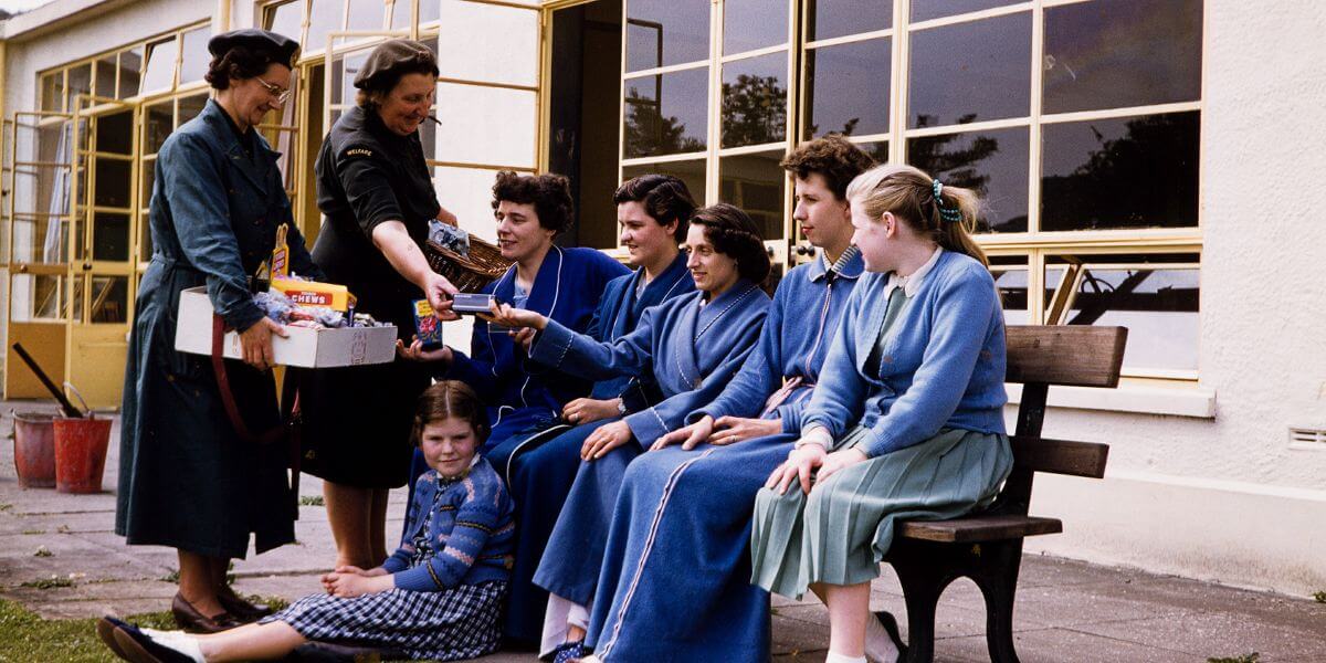 An archive image from the Royal Voluntary Service archive 