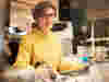 A female professional working at an office