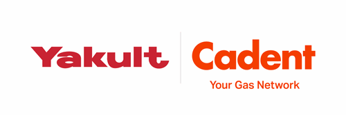Yakult and Cadent logos