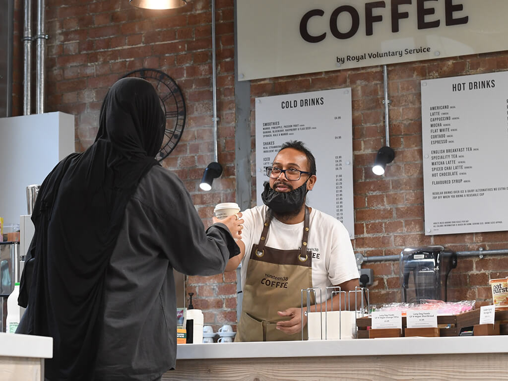 Service a Nineteen38 Coffee with a smile 