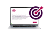 A graphic image of a laptop screen showing a volunteer assessment