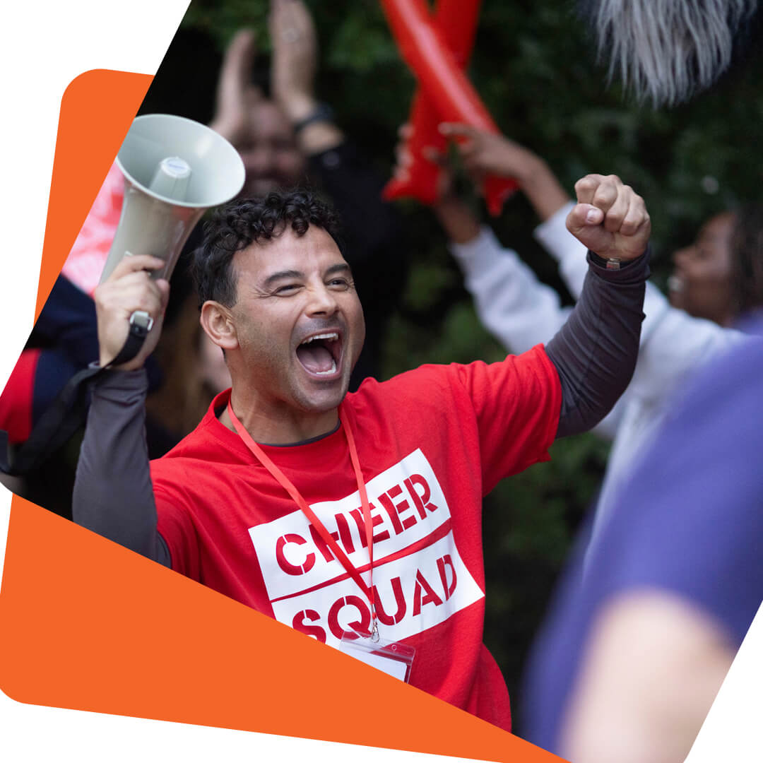 Actor Ryan Thomas in a still image from the ITV advert promoting the Role of a Lifetime campaign to get volunteering 