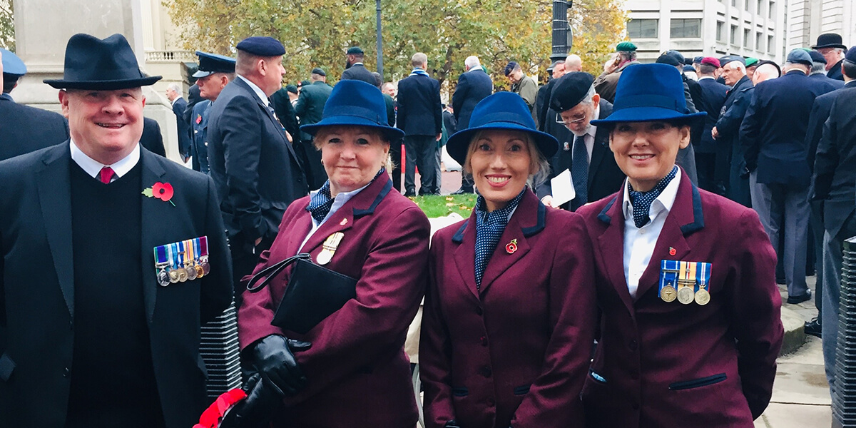 Royal Voluntary Service Services Welfare (WRVS) at Remembrance Day event