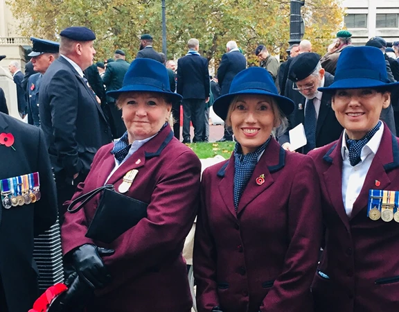 Royal Voluntary Service Services Welfare (WRVS) at Remembrance Day event