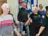 Line dancing at the centre 