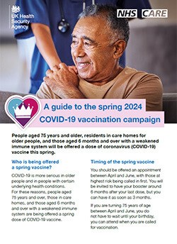 A guide to the spring 2024 COVID-19 vaccination programme cover