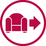 Discharge lounge icon
